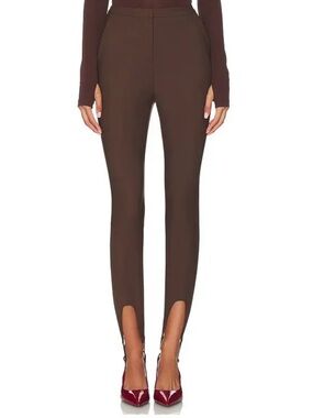 Nakedvice Alexis Stirrup Skinny Pant in Espresso